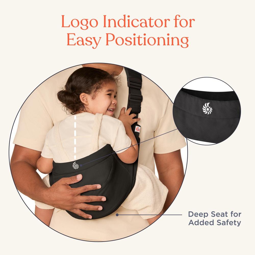 Upsie Sling Carrier - Onyx Black