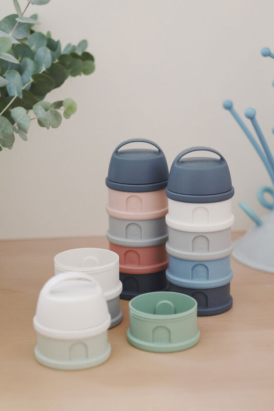 Formula & Snacks Container - Mineral Grey/Blue