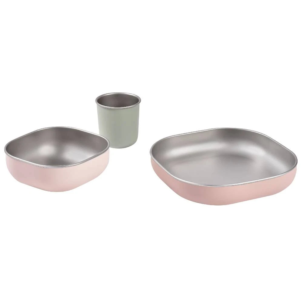 Stainless Steel Meal Set - Clay