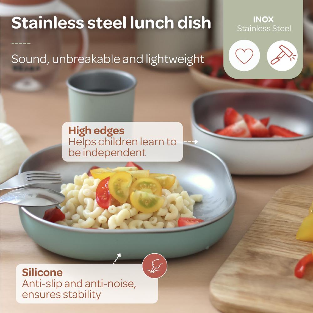 Stainless Steel Meal Set - Terracotta