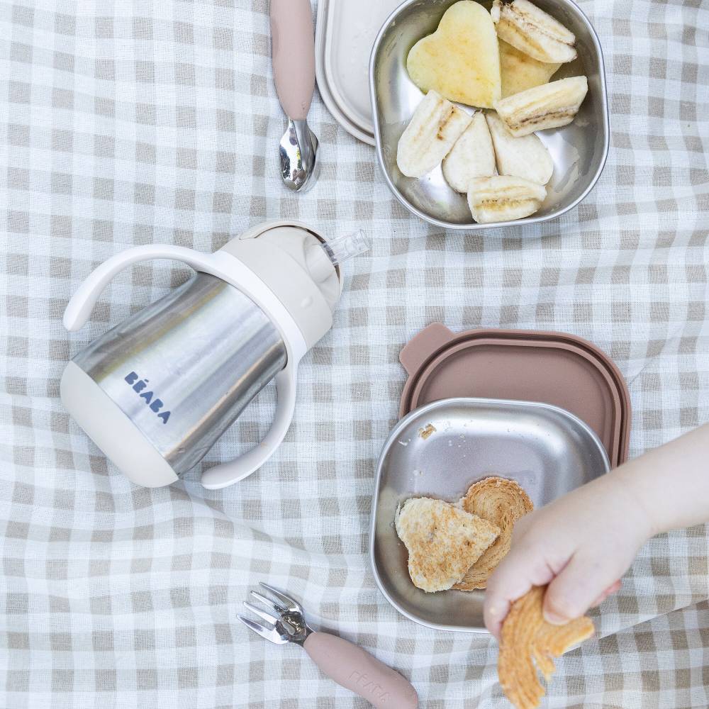 Stainless Steel Straw Cup - Clay