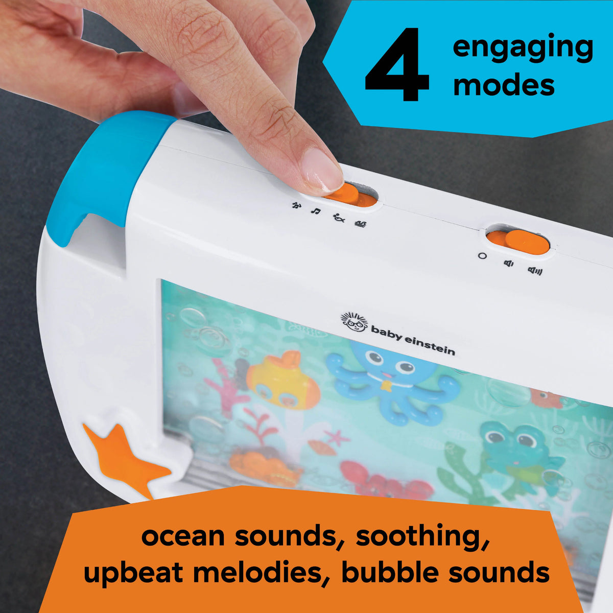 On the Go Sea Dreams Soother - Blue
