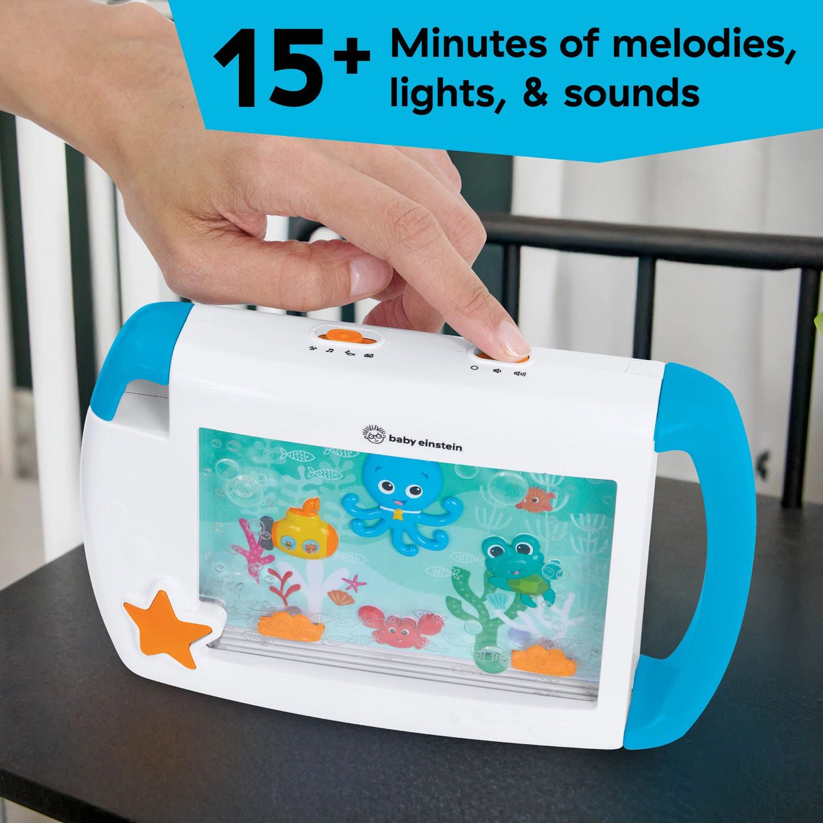 On the Go Sea Dreams Soother - Blue