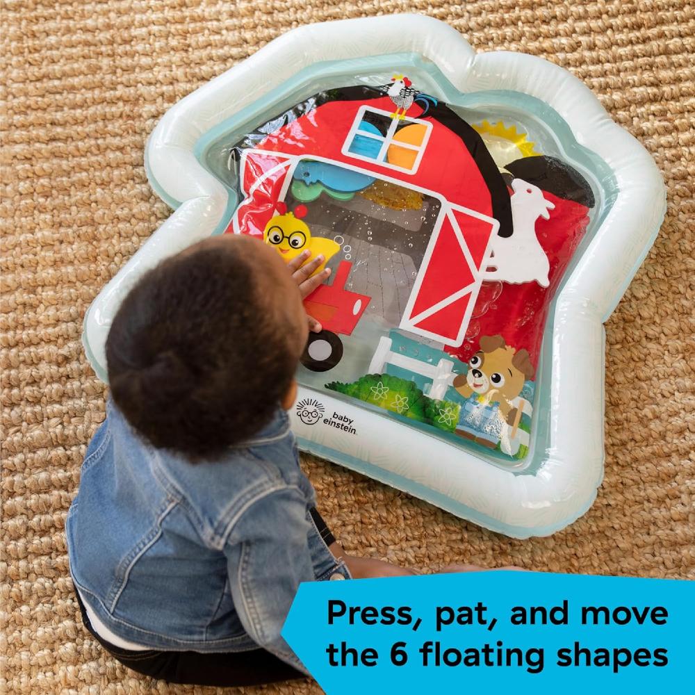 Farm Explorer's Cal's Sensory Barn Tummy Time Water Mat