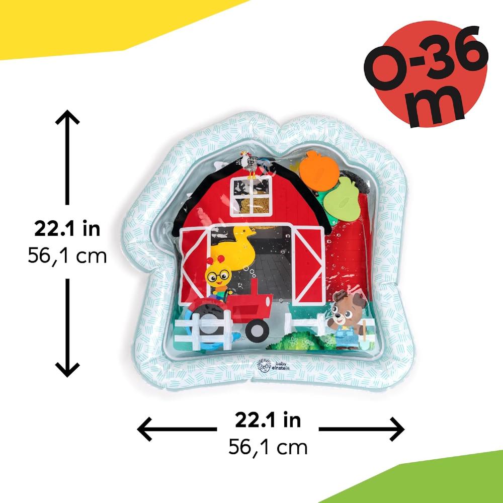 Farm Explorer's Cal's Sensory Barn Tummy Time Water Mat