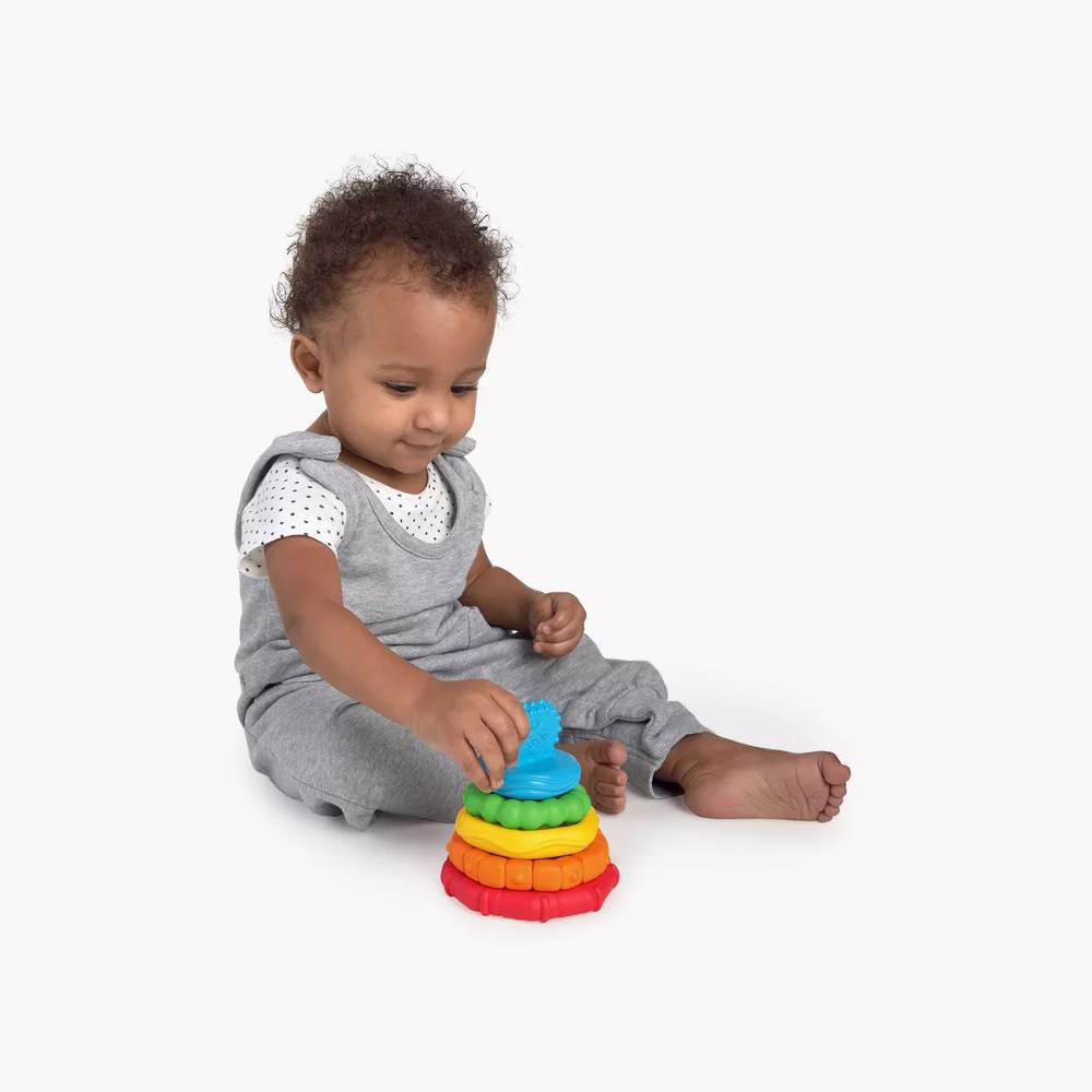 Stack & Teethe Multi-Textured Teether Toy