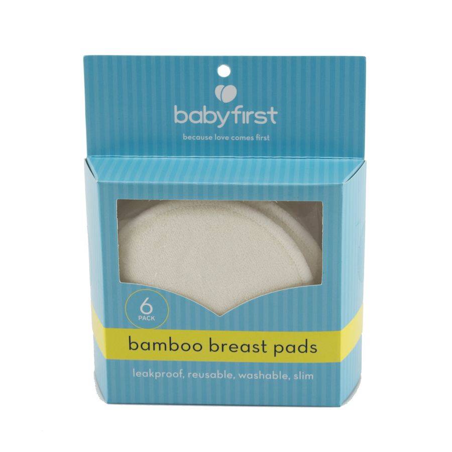 Waterproof Bamboo Breast Pads 6pk