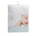 Fitted Portacot Sheet - White