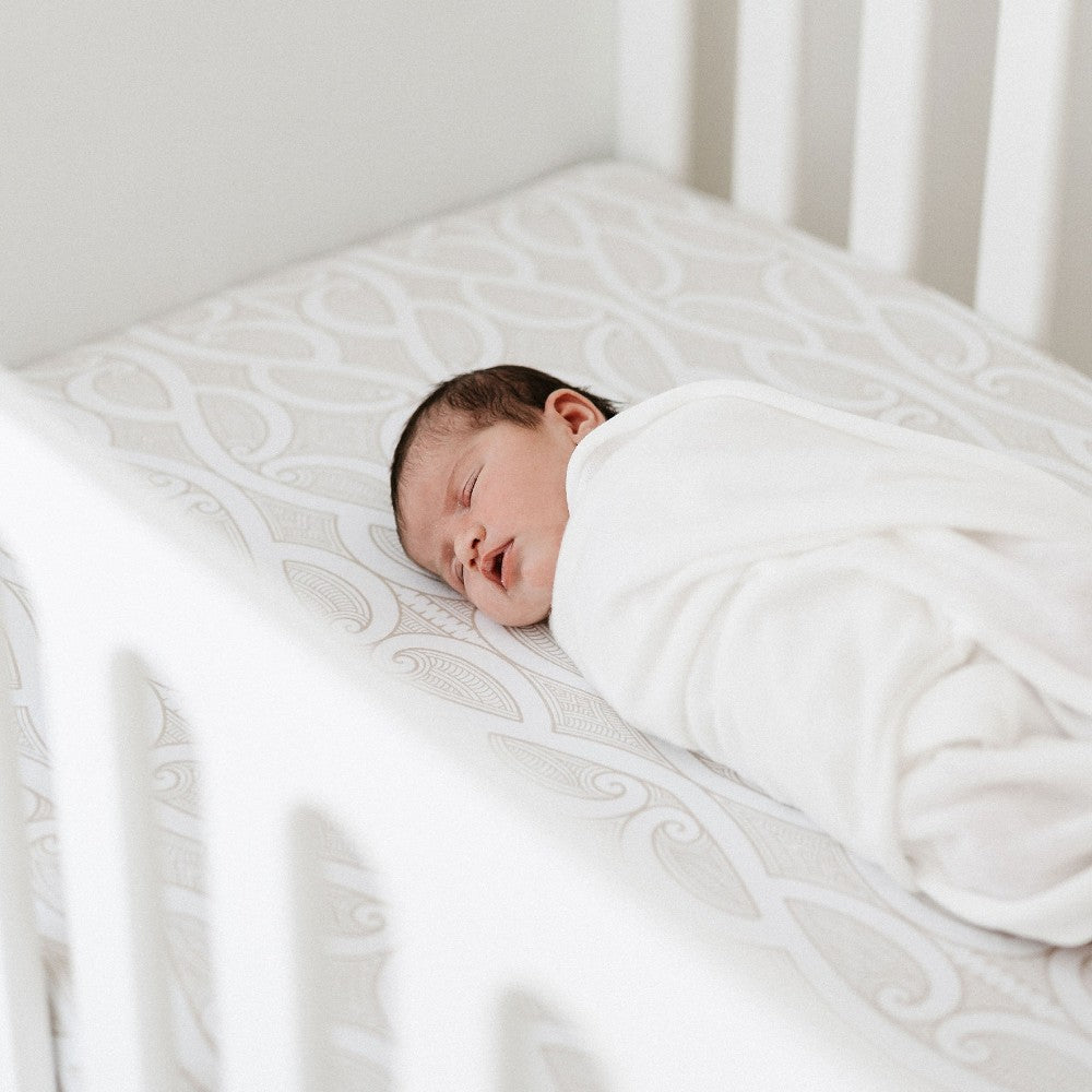 Fitted Sheet - Te Patiki Mocha