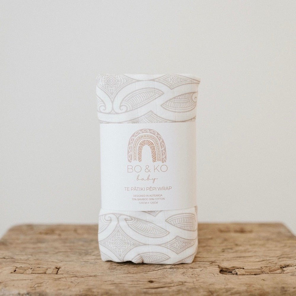 Te Patiki Pepi Wrap - Mocha