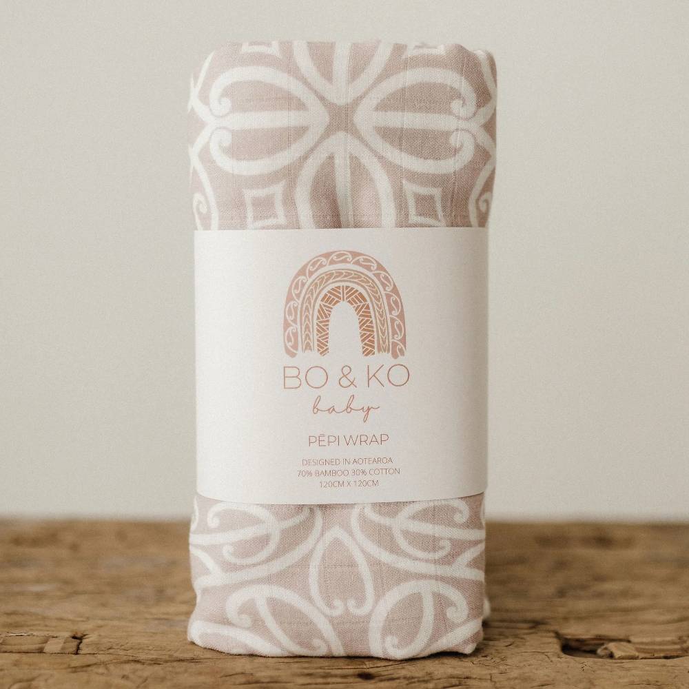 Maori Pepi Wrap - Mauve