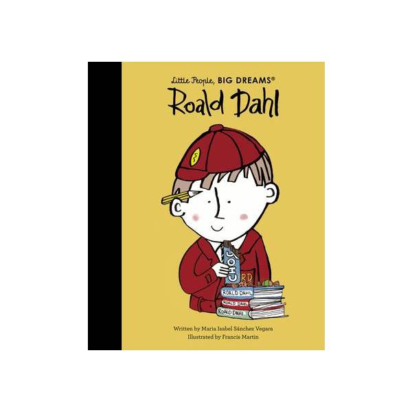 Little People, Big Dreams Book - Roald Dahl on a white background. 