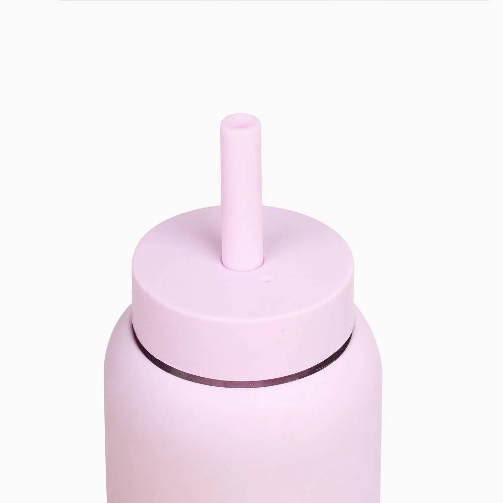 Mini Straw & Cap - Lilac