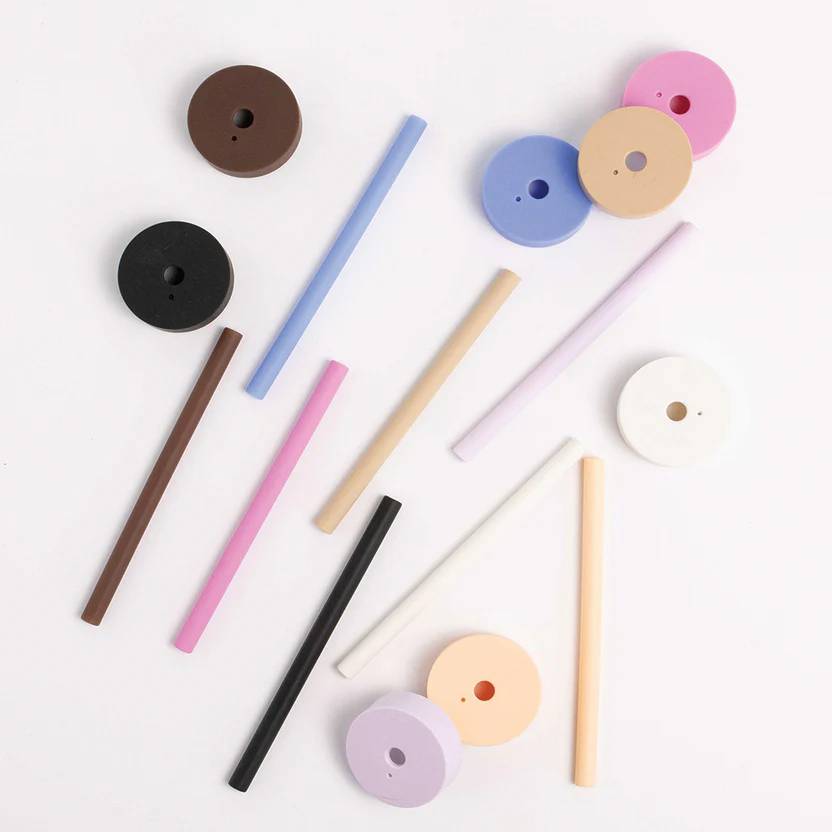 Mini Straw & Cap - Lilac