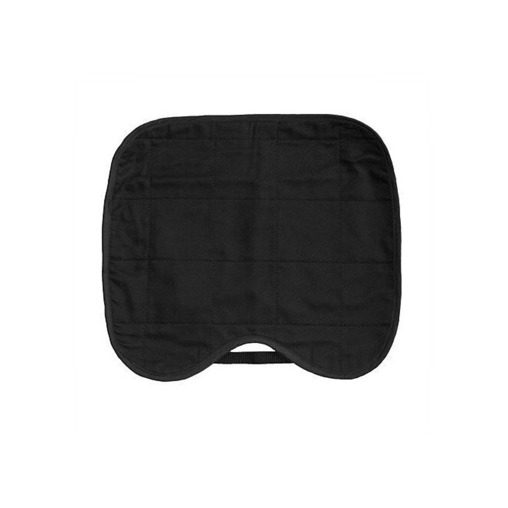 Black brolly sheet seat prtoector on a white background
