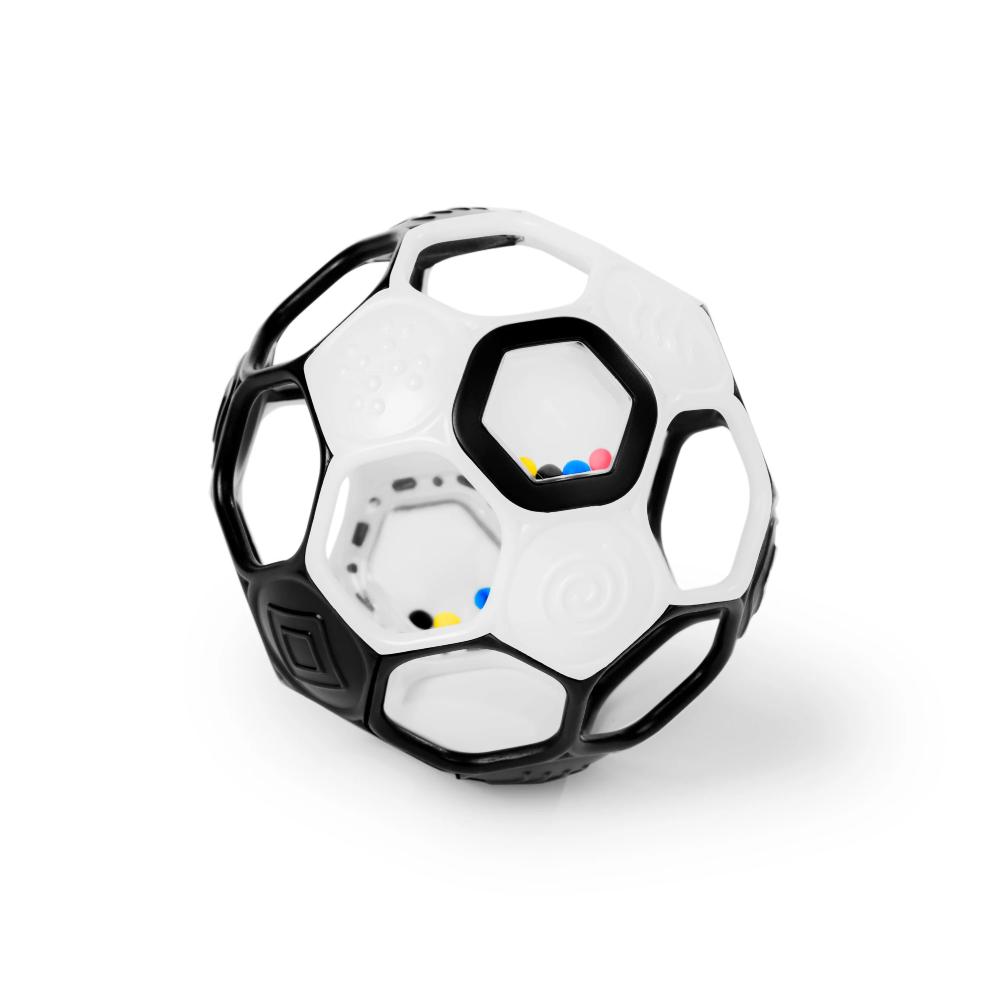 Grippin' Goals Rattle Ball - Black & White