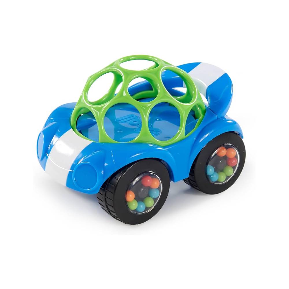 Oball Rattle & Roll Car - Blue