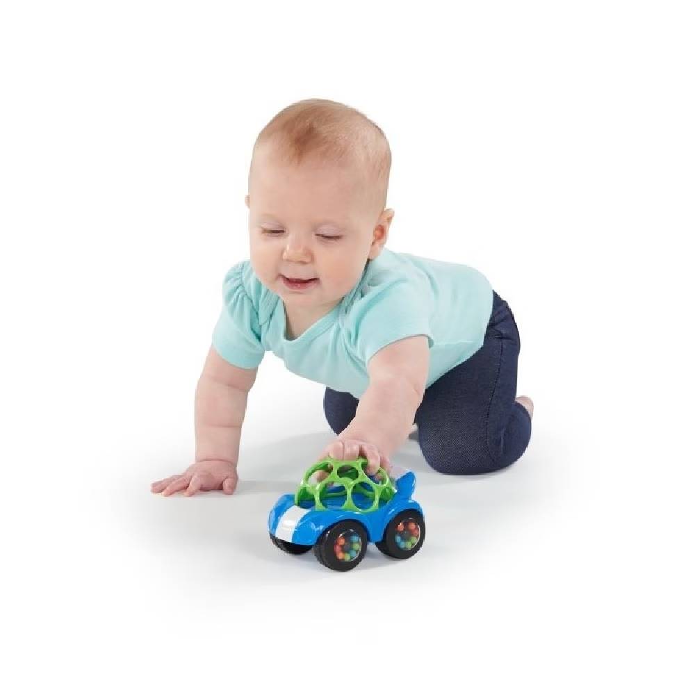 Oball Rattle & Roll Car - Blue