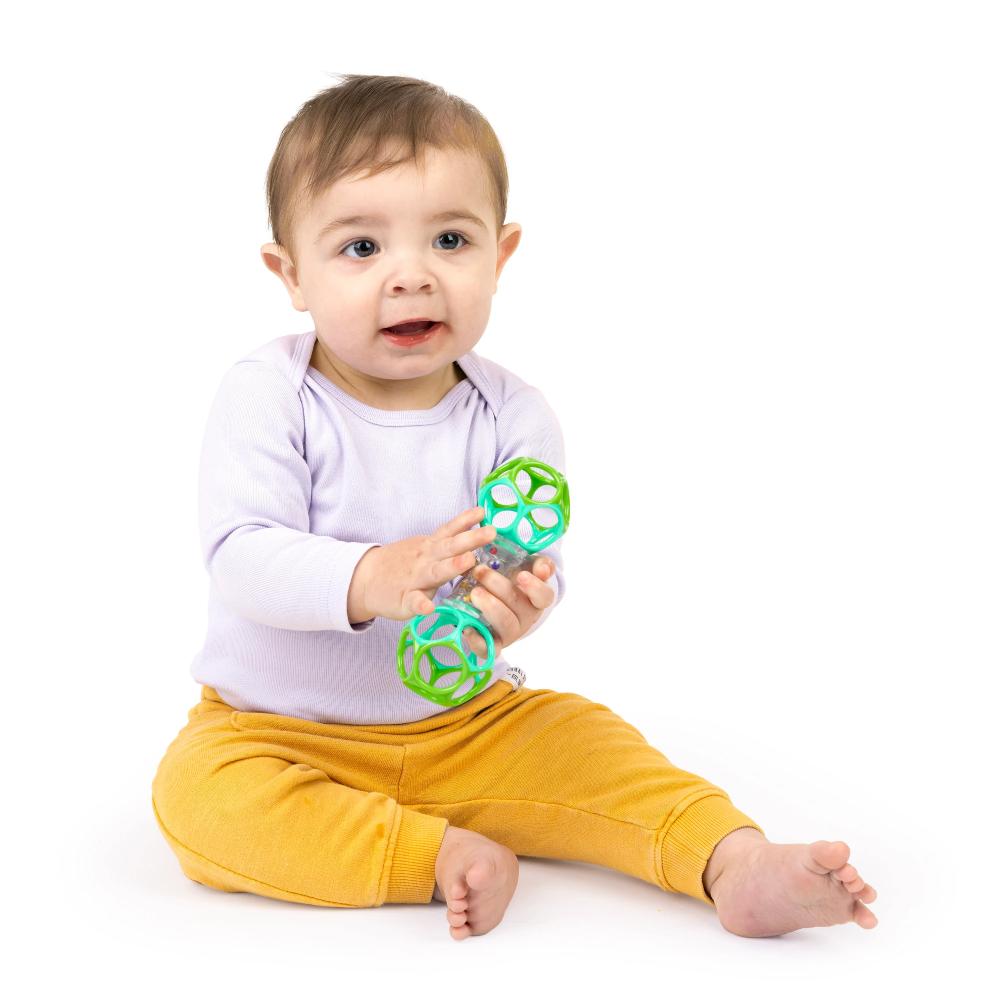 Oball Easy Grasp Shaker Toy - Blue/Green