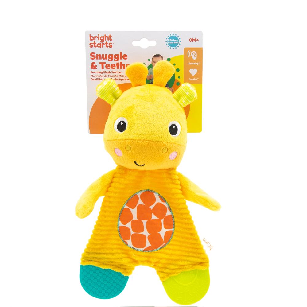 Snuggle & Teethe Plush Teether - Giraffe