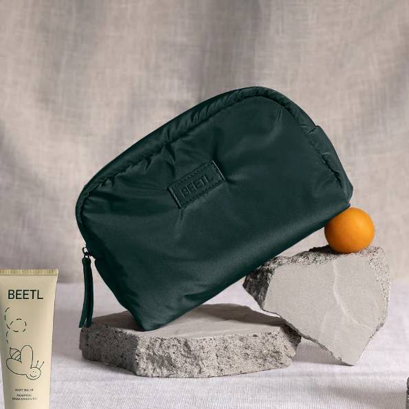 The Toiletry Bag - Emerald Green