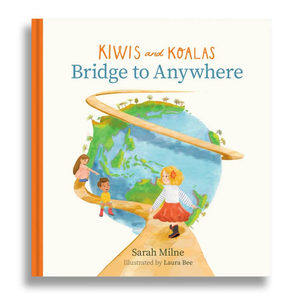Kiwis and Koalas - Bridge to Anywhere book on a white background. 