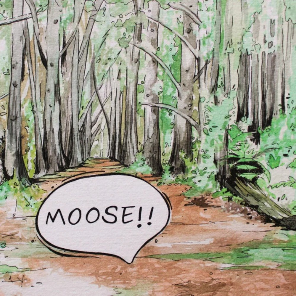 Moose on the Loose Board Book