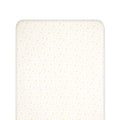Lemon Daisy fitted sheet on white background