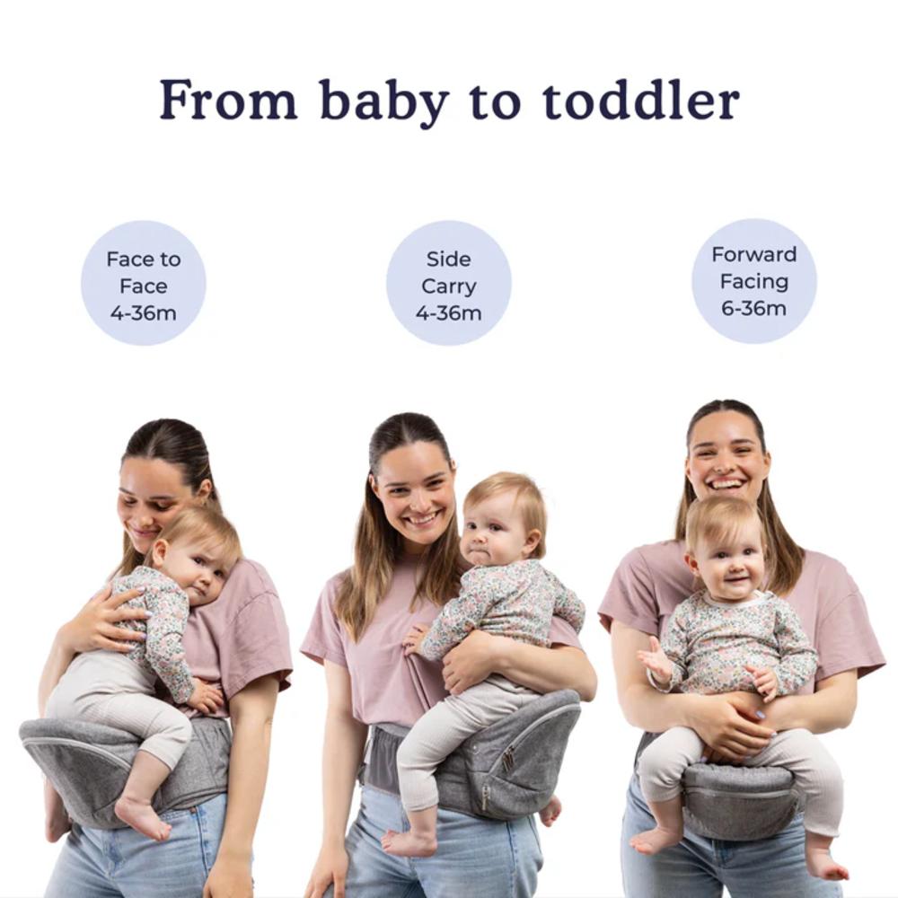 Hip Seat Carrier - Grey