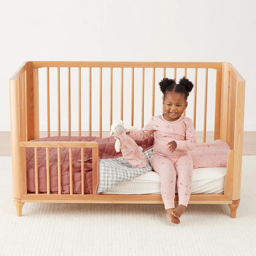 Quilted Coverlet Blanket - Rosy Gingham