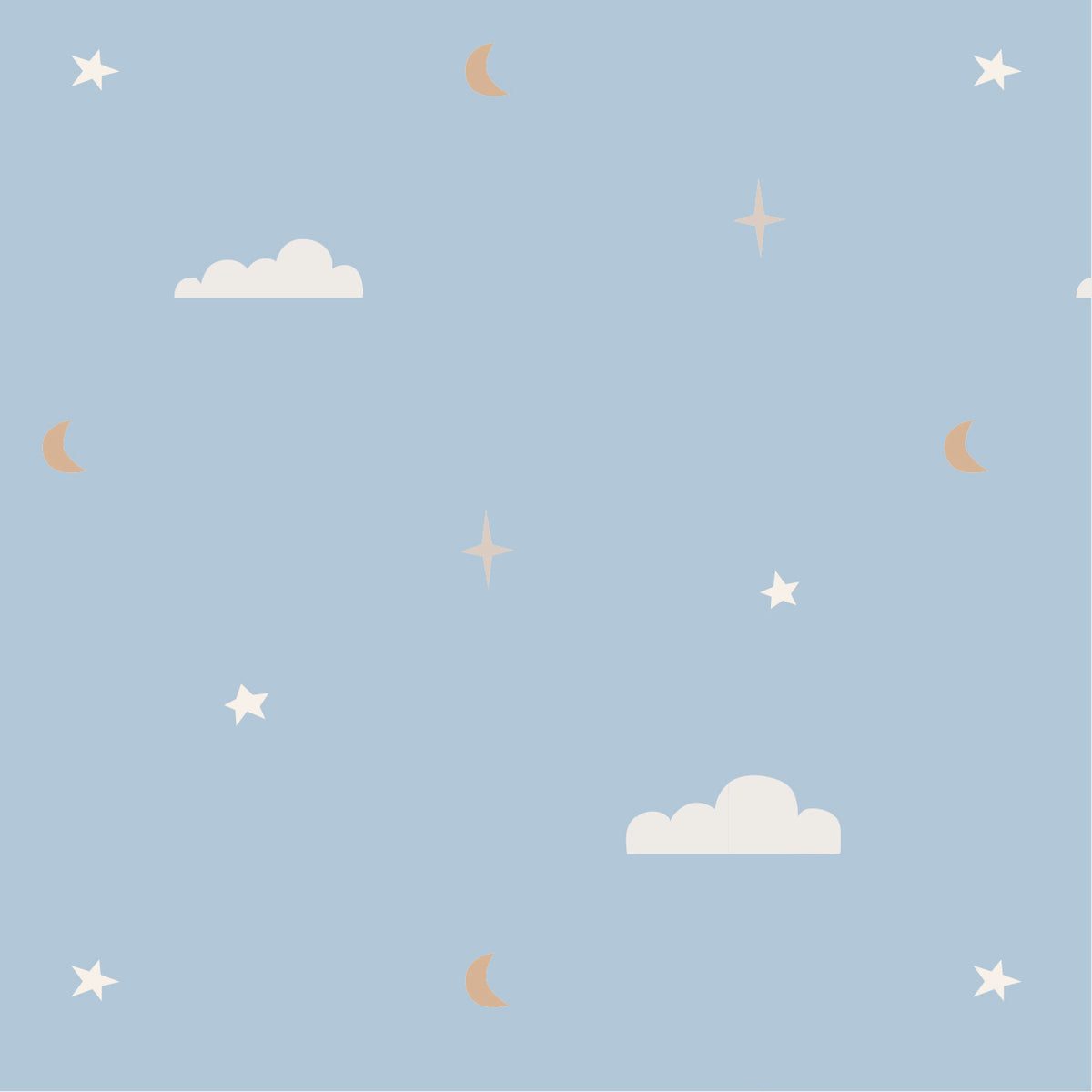 Basics Stretch Swaddle - Blue Skies
