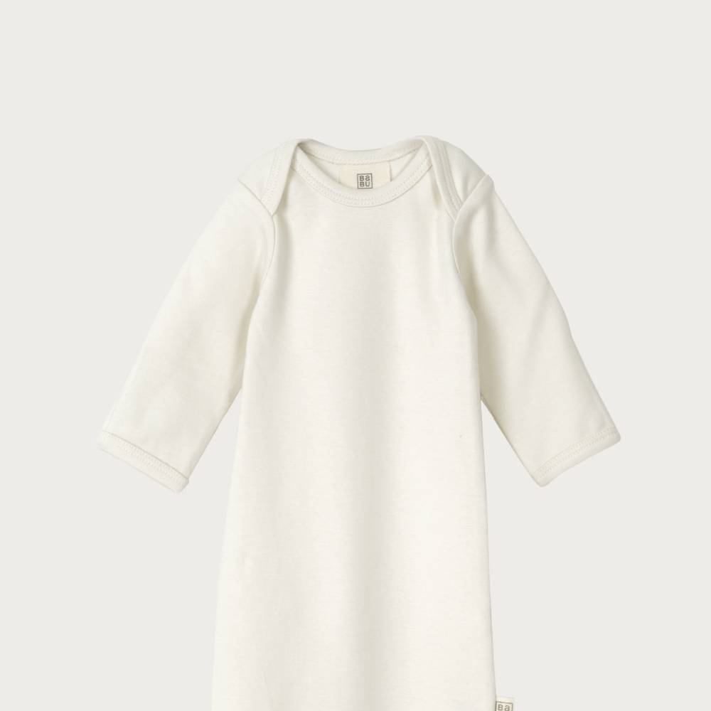 Cotton Bundler Gown - Cream