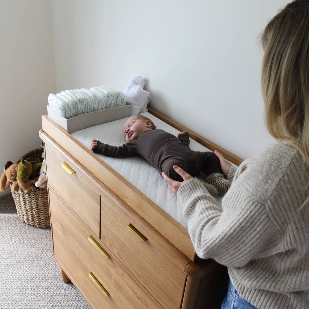 George Dresser - Natural Oak/Brass Pulls