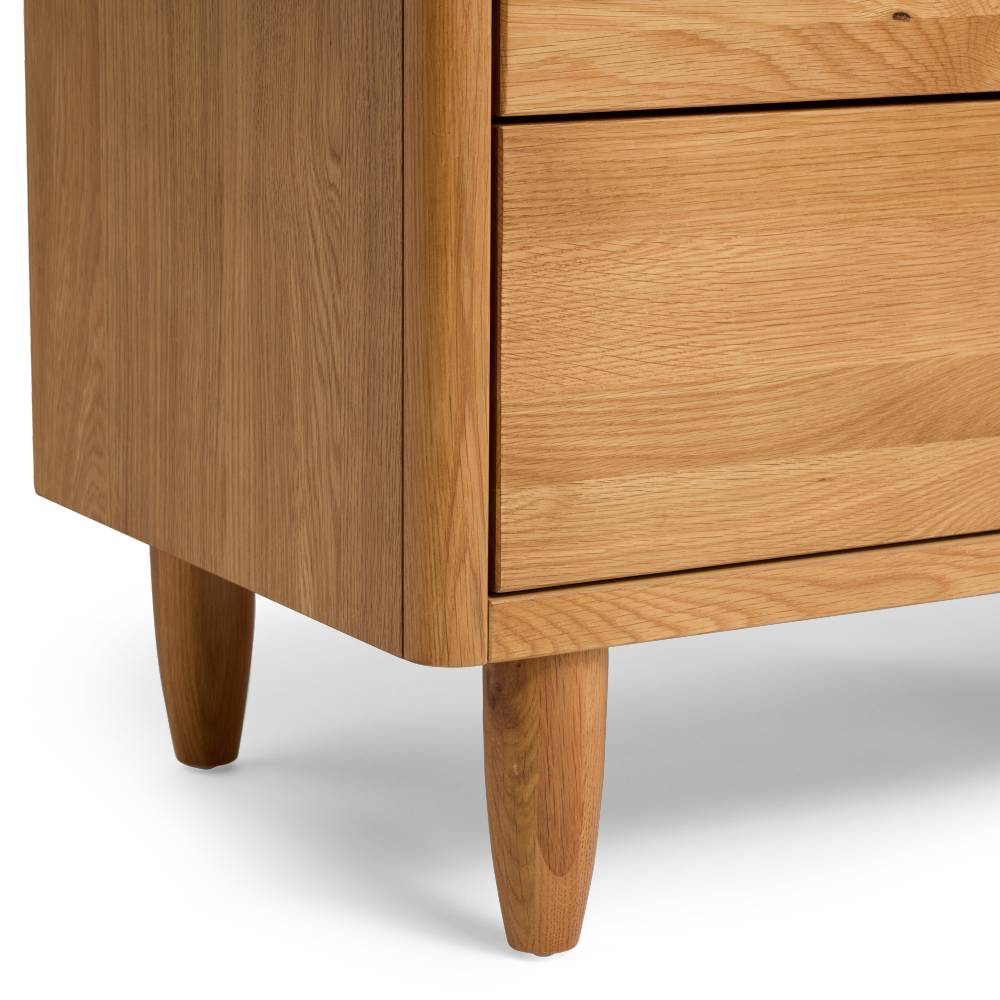 George Dresser - Natural Oak/Brass Pulls