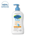 White Cetaphil lotion bottle against white background.