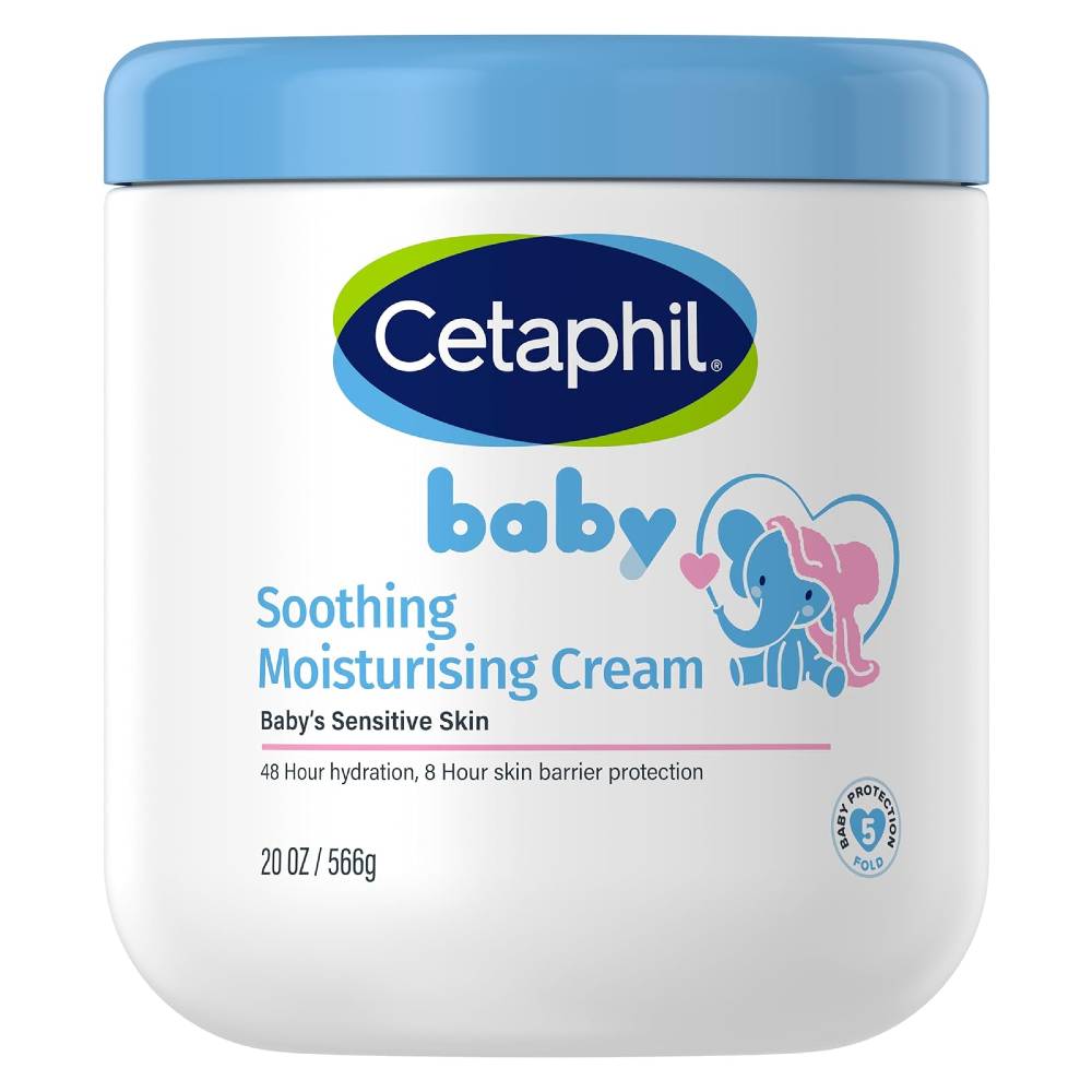 Cetaphil moisturising tub against white background.