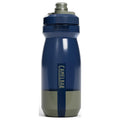 Navy and gray polypropylene twist lock top water bottle