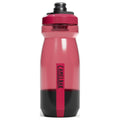 Pink and black polypropylene twist lock top water bottle