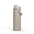 Cream chug top stainless steel insulated water bottle