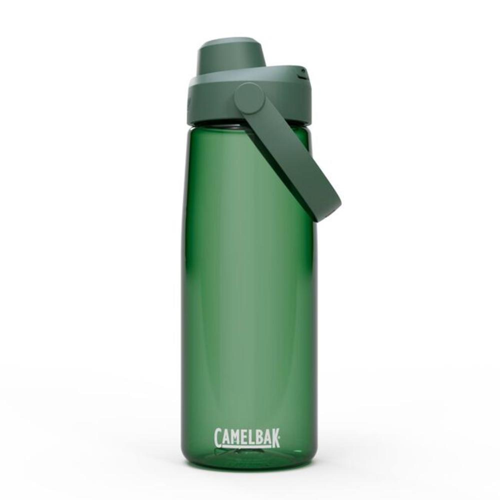 Green chug top tritan plastic water bottle