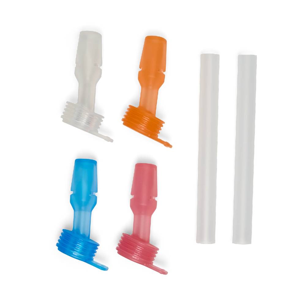multicoloured bite valves and straws for Camelbak Kids bottle