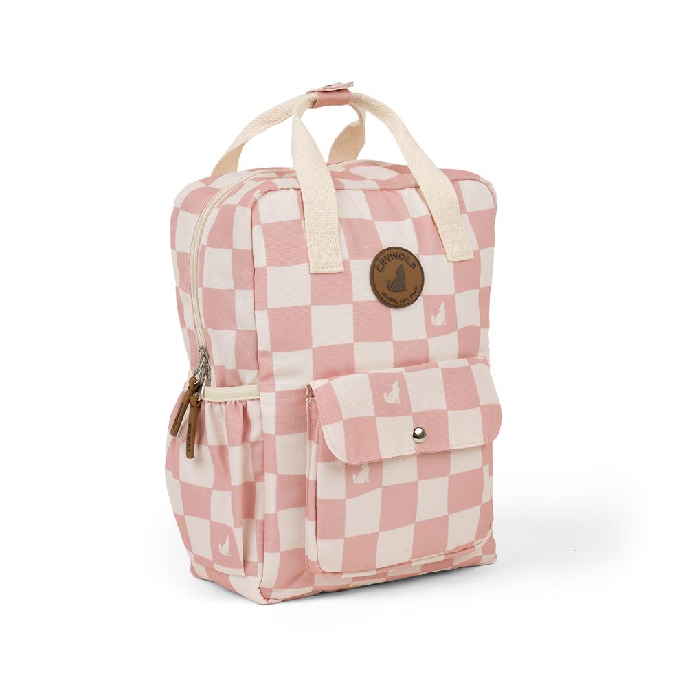 Mini Backpack - Pink Check
