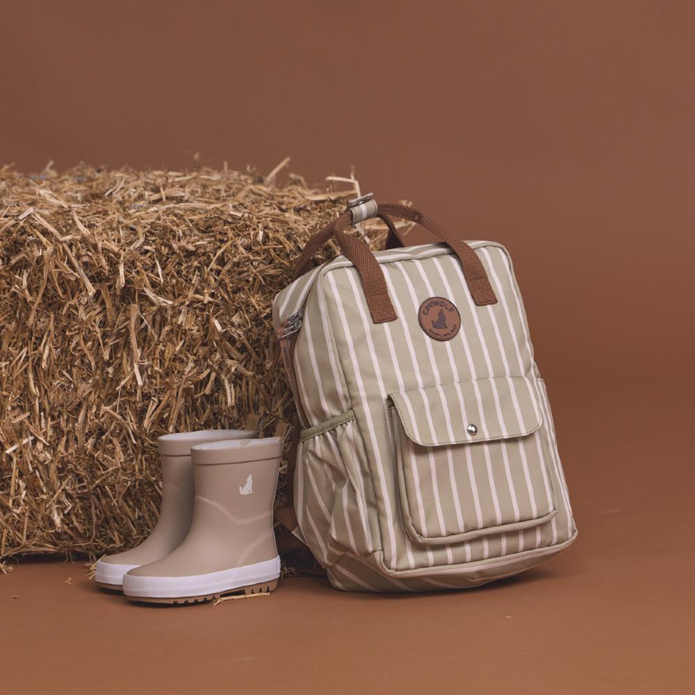 Mini Backpack - Elm Stripe