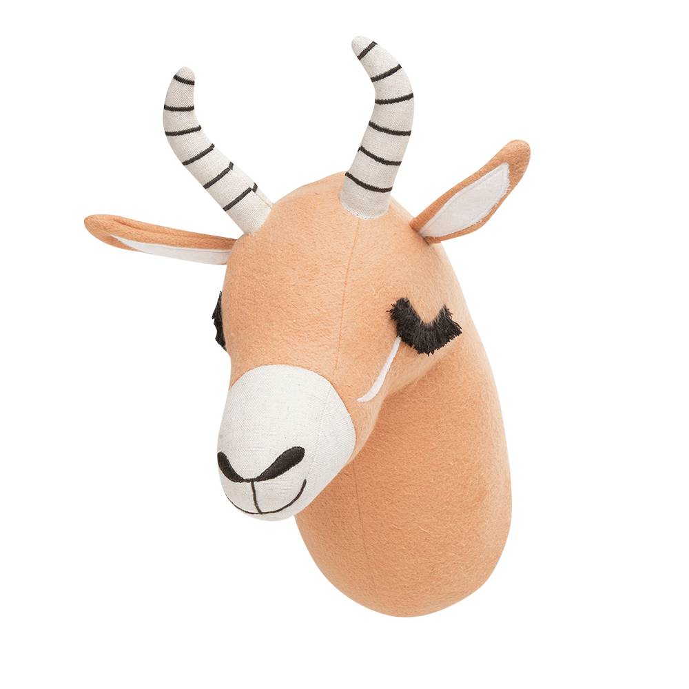 Plush Head Wall Decor - Kendi - Antelope