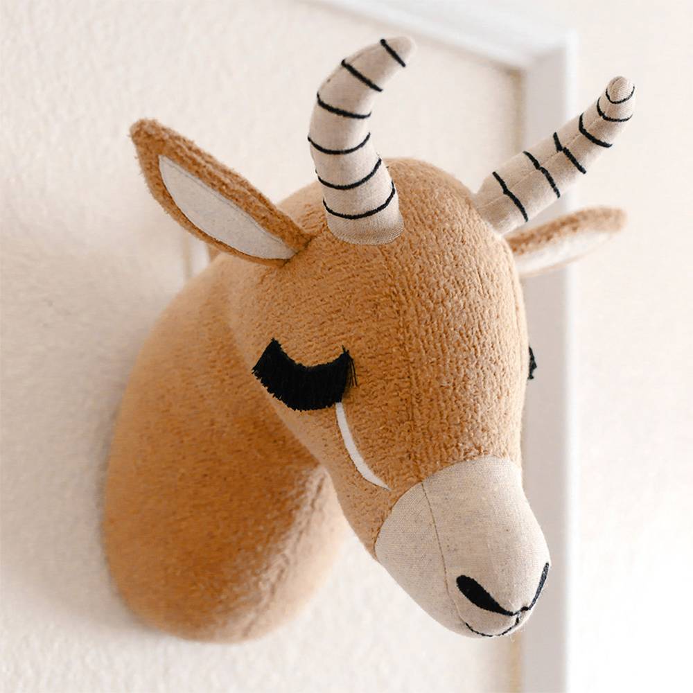 Plush Head Wall Decor - Kendi - Antelope
