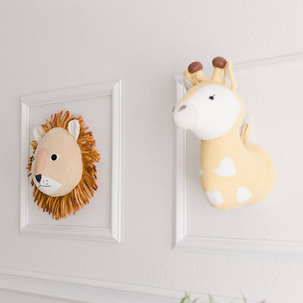 Plush Head Wall Decor - Kendi - Lion
