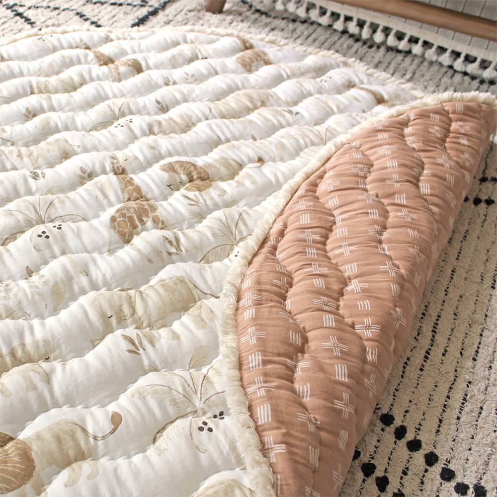 Reversible Quilted Playmat - Kendi