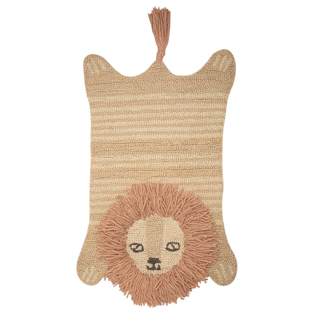 Rug - Kendi - Lion on a white background