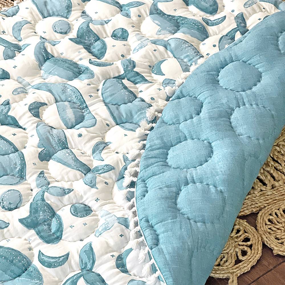 Reversible Quilted Playmat - Caspian
