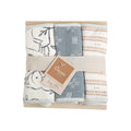 Burp Cloths - 3pk - Ezra on a white background